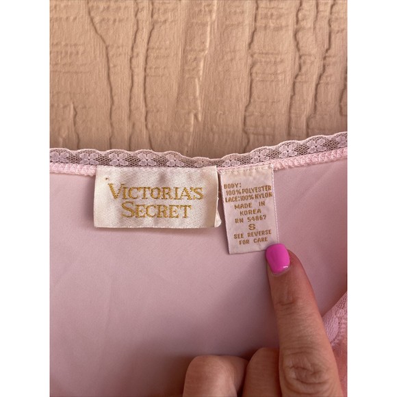 Vintage Victoria Secret Gold Label Teddy Lingerie Romper Womens Small soft Pink - Picture 8 of 10